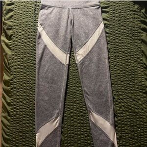 Nike Charcoal and White Leggings